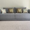 Nordic 3 Seater Grey Sofa