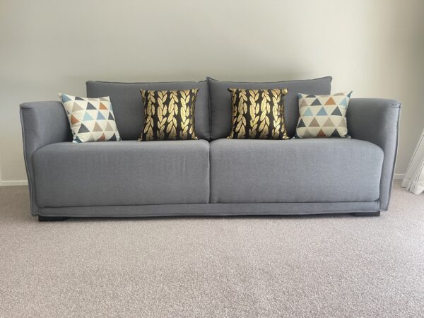Nordic 3 Seater Grey Sofa