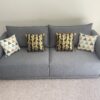 Nordic 3 Seater Grey Sofa
