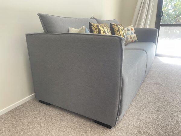 Nordic 3 Seater Grey Sofa
