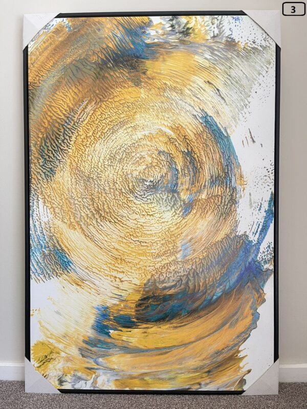 Canvas Print in Floating Framed 90 x 60cm