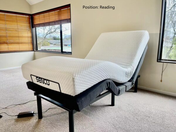 electric split adjustable bed reading position