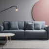 Nordic 3 Seater Grey Sofa
