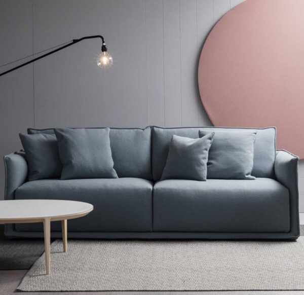 Nordic 3 Seater Grey Sofa