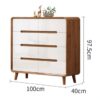 100cm Round corner Drawers Dresser