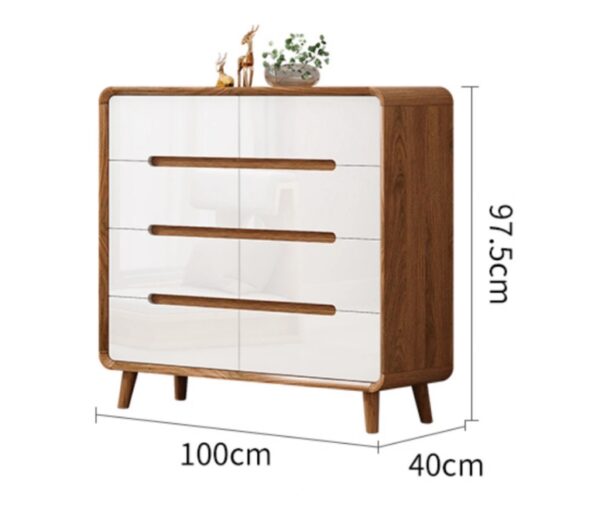 100cm Round corner Drawers Dresser