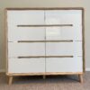 100cm Round corner Drawers Dresser