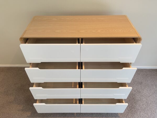 100cm Round corner Drawers Dresser